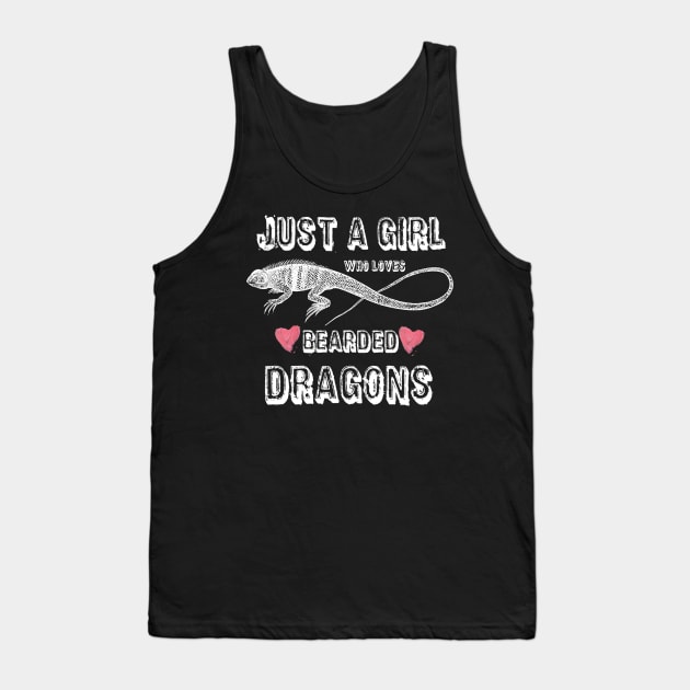 Just a girl who loves bearded dragons 4 Tank Top by JustBeSatisfied